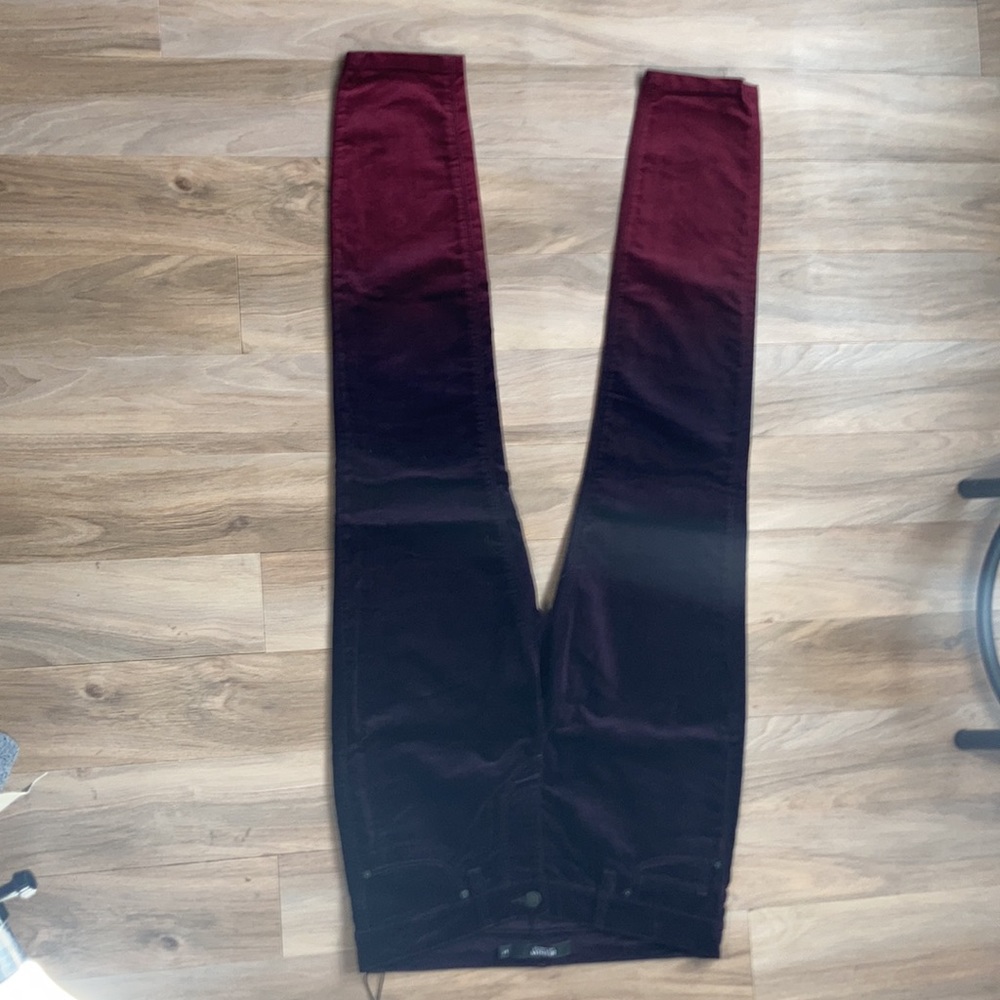 Hudson Jeans ombré velvet NICO mid rise super skinny ankle size 27 - Picture 5 of 14